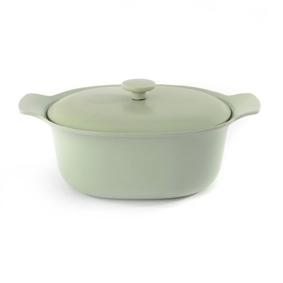 BergHOFF Ron 11" Cast Iron Covered Dutch Oven 5.5 Qt, Green