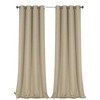 GoodGram 2 Pack Hotel Thermal Grommet 100% Blackout Window Curtain Panels - 2 of 2