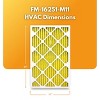 Filter-Monster Pleated HVAC Air Conditioner Furnace Replacement Air Filter - 2 of 4