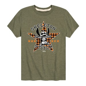 Boys' - Disney - Skeleton Stitch Short Sleeve Graphic T-Shirt - 1 of 4