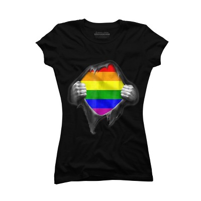 Adult Design By Humans Pride Shirt Rip Open Shirt By Luckyst T-Shirt
