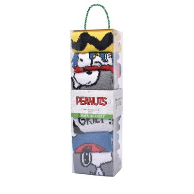 Men's Peanuts 7 Days of Cozy Crew Socks - 6-12