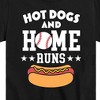 Boys' - Instant Message - Hot Dogs And Home Runs Short Sleeve Graphic T-Shirt - 2 of 4