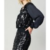 Women's SEQUIN LONG SLEEVE TOP - current air - image 2 of 4