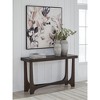 Signature Design by Ashley Korestone Sofa Table, Dark Brown, Contemporary Entryway Console Table - 2 of 4