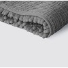 Home Mart Goods 2 Piece Set Grey Soft Cozy Plush Chenille Bath Mat Bathroom Rug - 4 of 4