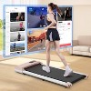 Deerrun 80cm belt Gold 2 in 1 Treadmill 38.5 * 20.24 * 4.13 inches under desk treadmills for home and office - 3 of 4