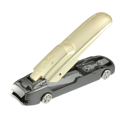 Unique Bargains Stainless Steel Nail Clippers With Catcher Nail Cutter  Trimmer Silver Tone Grey Gold Tone : Target