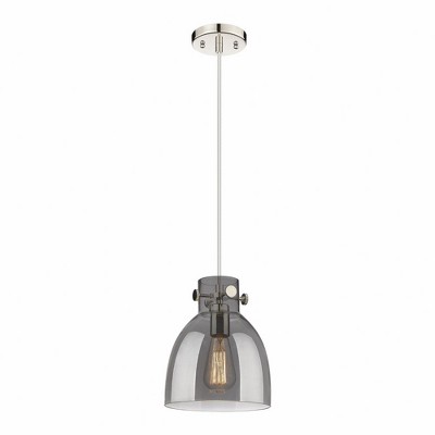 Newton Bell - 1 Light Pendant In Industrial Style-9.63 Inches Tall and 8 Inches Wide