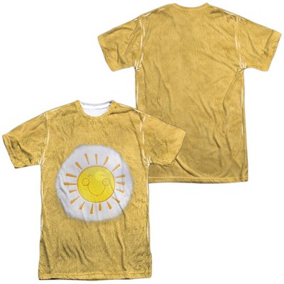 Popfunk Care Bears Funshine Bear Front-Back Print Adult Sublimated Costume T-Shirt