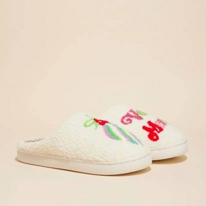 Women's Wo's Very Merry Christmas Slippers - FREM - 1 of 3