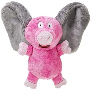 goDog Flips Pig-Elephant Silent Squeak Plush Dog Toy, Chew Guard Technology - Pink, Small - 1 of 1