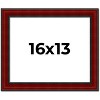 PosterPalooza | Weathered Red Picture Frame - UV Acrylic, Backing Board, Hanging Hardware Included - 2 of 4