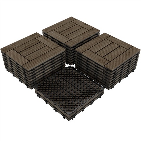 interlocking patio tiles