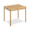 Lirago Kids Wood Table and 2 Chairs Children Activity Table Toddler Furniture Set for Creative Play and Learning Natural - 3 of 4
