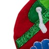 Northlight 19.5" Red Velveteen Fishing Themed Christmas Stocking with Green Cuff - 4 of 4