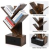 4 Tier Tree Bookshelf, Free Standing Bookcase for Home Office and Living Room - 4 of 4