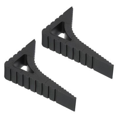 Unique Bargains Rubber Door Stopper 2 Pcs