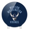 Western Washington University Vikings Logo Acrylic Cake Topper Party Decoration for Wedding Anniversary Birthday Graduation - 3 of 4