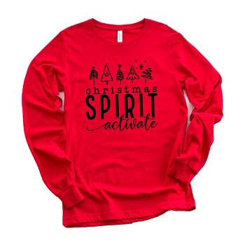 Simply Sage Market Women's Christmas Spirit Activate Long Sleeve Graphic Tee