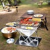 Artloge 19 Inch Outdoor Portable Stainless Steel Smokeless Wood Burning Fire Pit Grill with Carrying Bag for Backyard Camping - 4 of 4