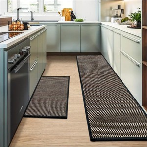 BAGOKIE 2/3 Pieces Non-Skid Kitchen Rugs and Mats Set - 1 of 4
