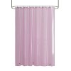 Kate Aurora Transparent Pastel 6 Gauge Hotel Non-Toxic Odor Free PEVA Shower Curtain Liner - Mold & Mildew Resistant - 2 of 3