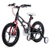 RoyalBaby RoyalMg Galaxy Fleet Children Kids Bicycle w/2 Disc Brakes and Training Wheels, for Boys and Girls Ages 3 to 5 - 2 of 4