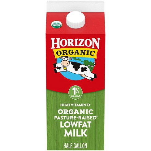 Horizon Organic 1% Lowfat High Vitamin D Milk - 0.5gal - image 1 of 4