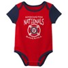 MLB Washington Nationals Infant Boys' 3pk Bodysuit - 4 of 4