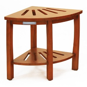 Oceanstar Corner Spa Bench Seat with Storage Shelf. - 1 of 4