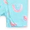 Gerber Buttery-Soft Snug Fit Short Sleeve Romper - 4 of 4