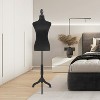 BestMassage Female Mannequin Body Dress Form Torso Female Manikin with Wooden Tripod Stand - 2 of 4