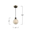 Artcraft Lighting Gem 1 - Light Pendant in  Black/Brushed Brass - 3 of 4