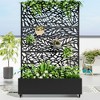 Lirago Iron Arch Mobile Planter Box (1-Piece)-Raised Garden Bed Elevated Planter with Trellis Privacy Screen 38 Gallon Capacity - 2 of 4