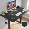 Fontoi Desks, Home Office Desk with Splice Board, Computer Desk with Adjustable Height, Black, 24"*40"*27.5" - 3 of 4