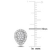 EVERLY JEWELRY | Sterling Silver 1/5 CT Diamond TW Fashion Post Earrings - 2 of 4