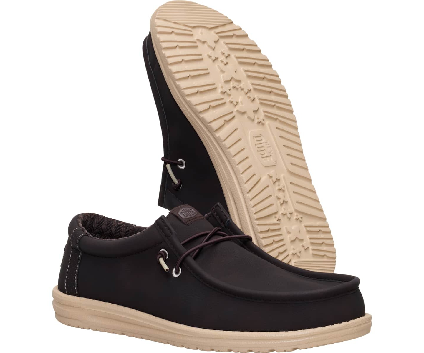 HEYDUDE Mens Wally Classic, Mole Brown, 12, цвет: Коричневый — фото 4