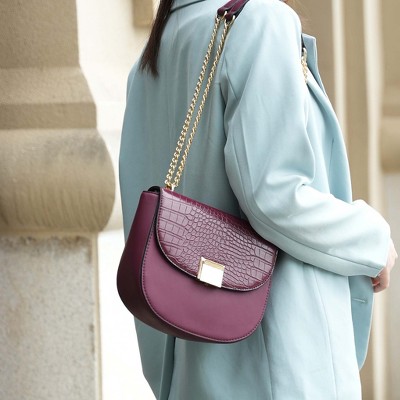 MKF Collection Brooklyn Crocodile Embossed Vegan Leather Shoulder Bag by Mia K — фото 3