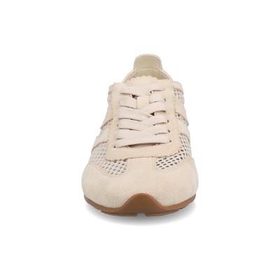 Женские кроссовки Journee Collection Journee Women's Chasse Mesh Sneakers Beige 10 — фото 6