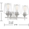 Savoy House Octave 3 - Light Vanity in  Satin Nickel - 2 of 4