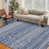 Modern Washable Rug - Non-Slip Kitchen & Bathroom Mat for Laundry, Nursery, Office, Living & Dining Room - Contemporary Carpet - 3 of 4