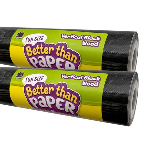 Teacher Created Resources® Fun Size Better Than Paper Bulletin Board Roll Vertical Black Wood, Pack of 2 - image 1 of 3