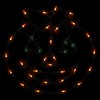 Northlight Lighted Jack-O-Lantern Halloween Window Silhouette Decoration - 14" - 2 of 4