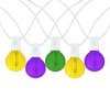 Novelty Lights 25 Feet G40 LED Patio String Light Set with 25 Bulbs, Weather Resistant Shatterproof Replaceable Globe Bulbs, White Wire - 4 of 4