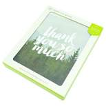 Green Inspired 10ct Foggy Forest Thank You Cards