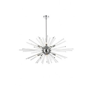 Elegant Lighting Sienna 10 - Light Pendant in  Chrome - 1 of 4