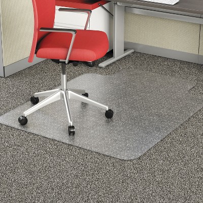 3'x4' Rectangle Solid Office Chair Mat Clear - Alera