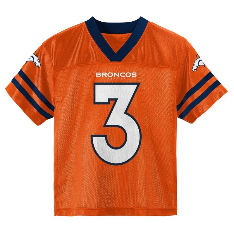 NFL Denver Broncos Toddler Boys&#39; Short Sleeve Wilson Jersey, 2 of 4