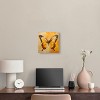 Art Remedy Golden Ochre Butterfly II Elegant Butterfly Wall Art Unframed - 2 of 4
